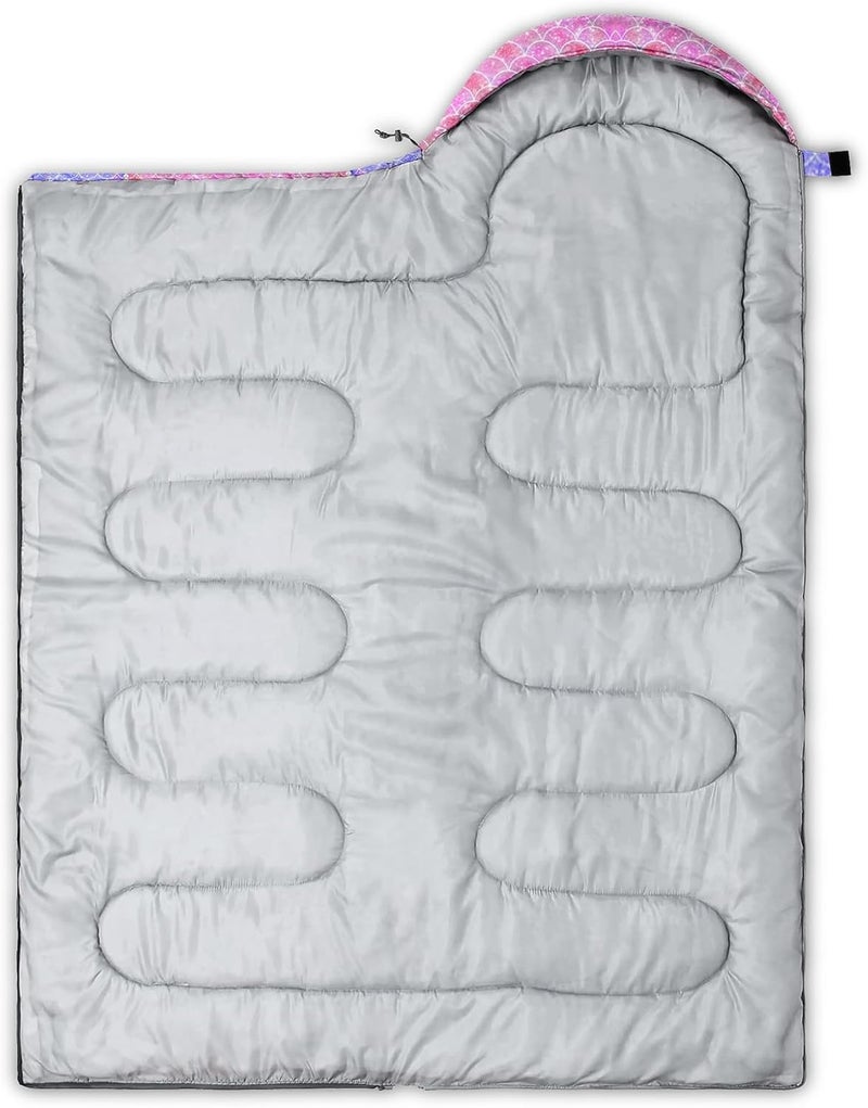 QOOMO Camping Sleeping Bags,3 Season Warm & Cool Weather,Lightweight,Waterproof Sleeping Bags for Adults & Kids,Traveling,and Outdoors,Camping Gear Equipment - Image 5